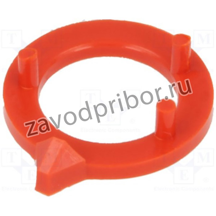 A4231002, Указатель, ABS, красный, распорным стержнем, Форма: стрелка