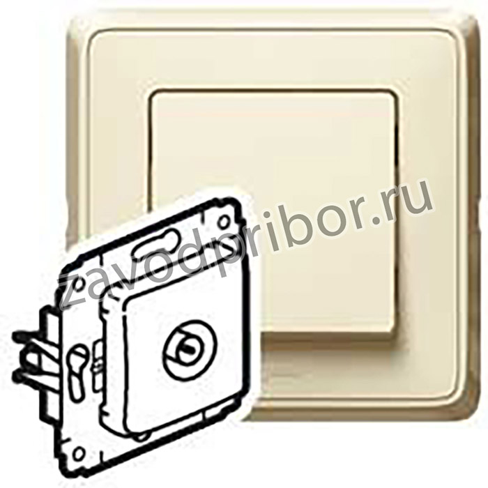 Legrand Cariva Крем Рамка подъёмная 1-ая низкая 26 мм