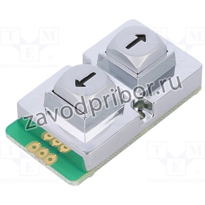 AK-102-AR-SSB-WP-MM, Клавиатура, Кол-во кноп: 2, металл, Ресурс: 1000000 циклов, 200мОм