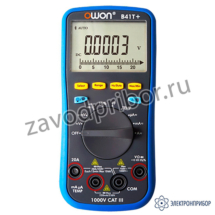 B41T+ — мультиметр цифровой True RMS с Bluetooth