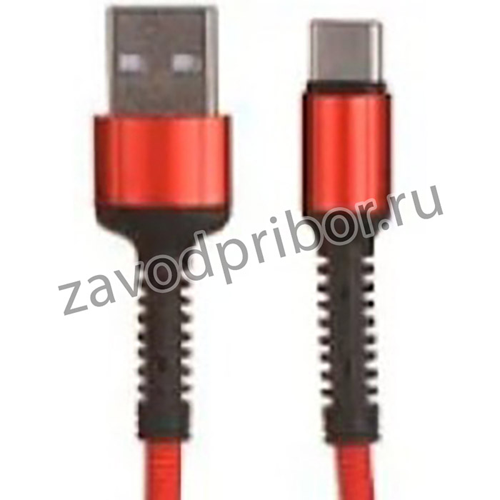 LDNIO LD_B4471 LS64/ USB кабель Type-C/ 2m/ 2.4A/ медь: 120 жил/ Red