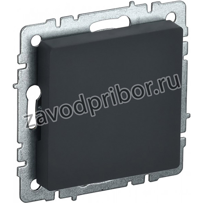 IEK BRITE Заглушка c суппортом МЗ10-БрГ граф.