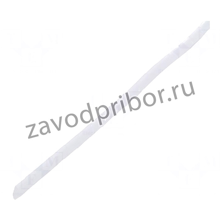 QOLTEC-52259, Лента для кроссировки, dпетли: 8мм, белый прозрачный, L: 10м