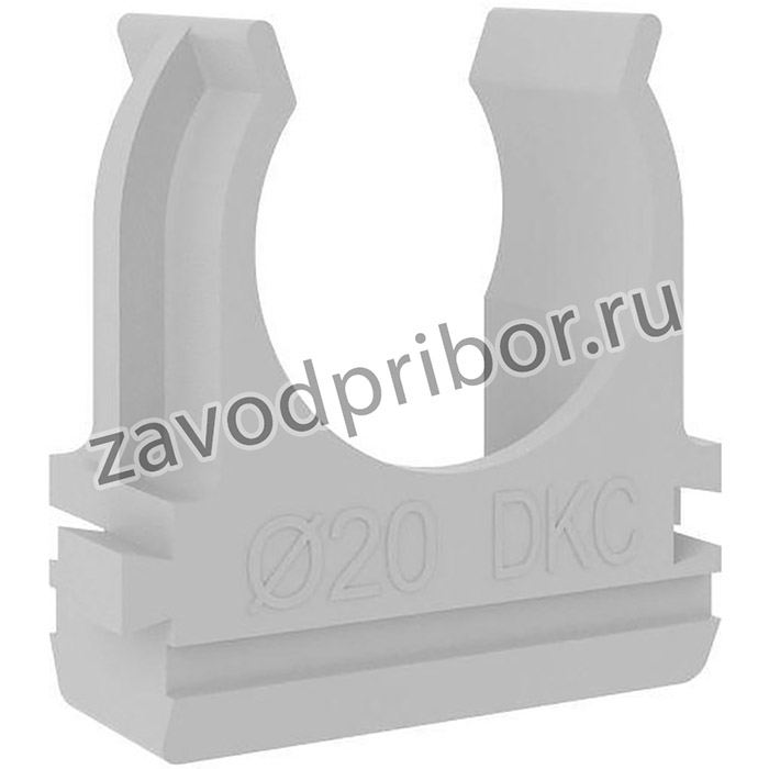 Держатель для труб (клипса) d20мм с защелкой (розн. уп.16шт) DKC 51020R