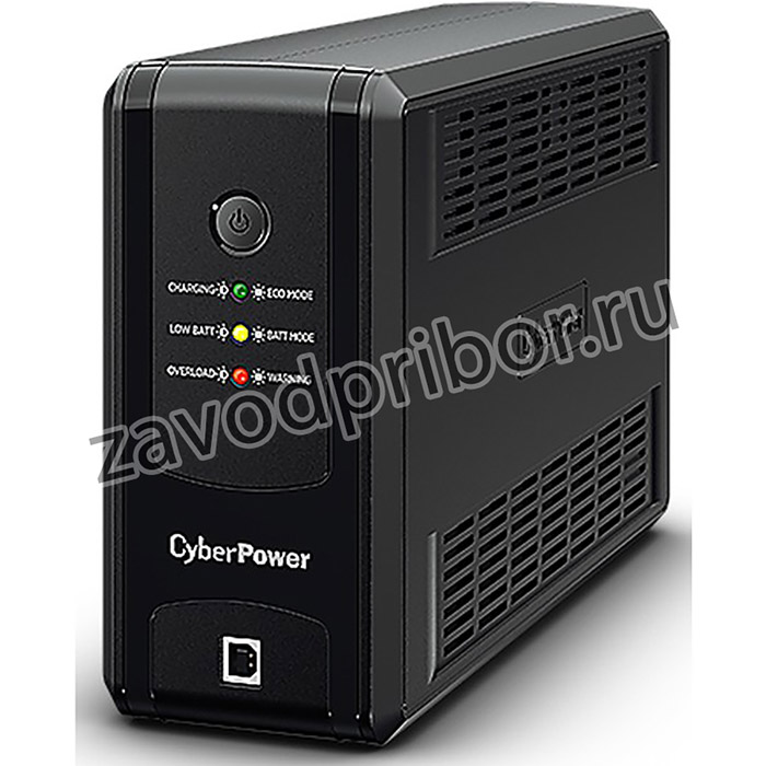 CyberPower UT850EG, ИБП CyberPower UT850EG, Line-Interactive, 850VA/480W USB/RJ11/45 (3 EURO)