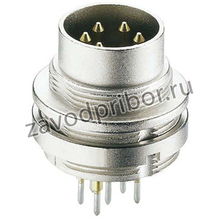 0316 07-1, 7 Pole Din Plug, DIN EN 60529, 5A, 60 V ac IP68, Female, Wall Mount