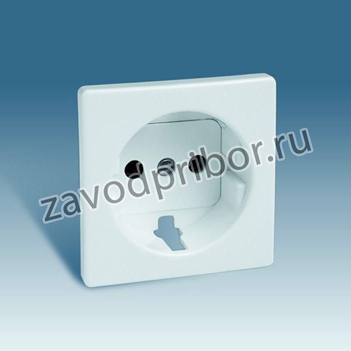 Simon 82 Белая Накладка розетки 1-ая с/з