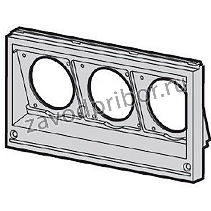 Панель лицевая 3отв. (16-32А 1х10/16А) 1ряд ABB 2CMA191084R1000