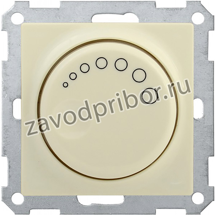 IEK СС10-1-1-Б Светорегулятор поворотный с индикацией 600Вт BOLERO кремовый