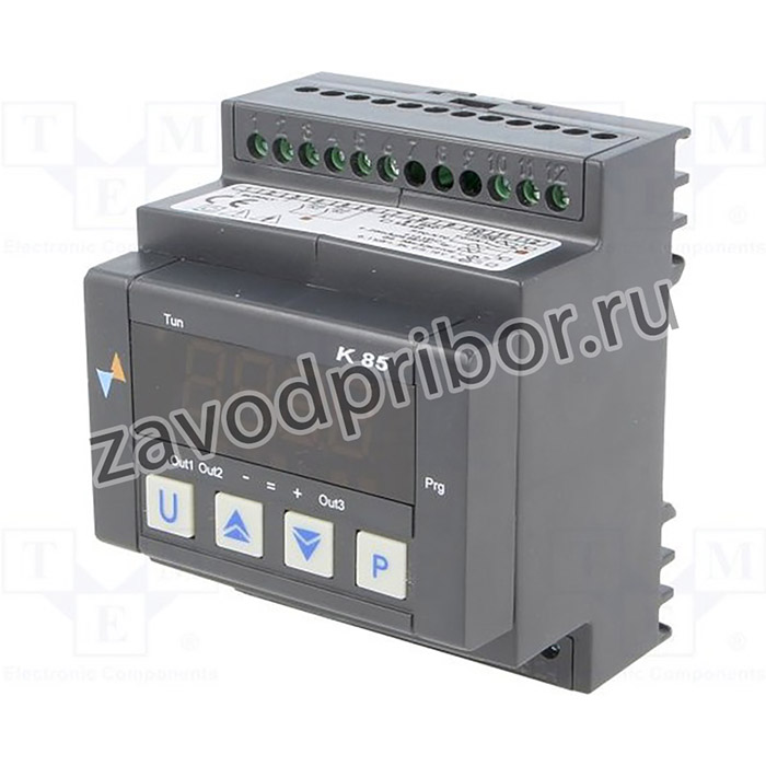 K85-HERR, Модуль: регулятор, температура, SPDT, OUT 2: SPDT, DIN, 250ВAC/8А