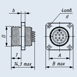 МР1-19-2-В вилка