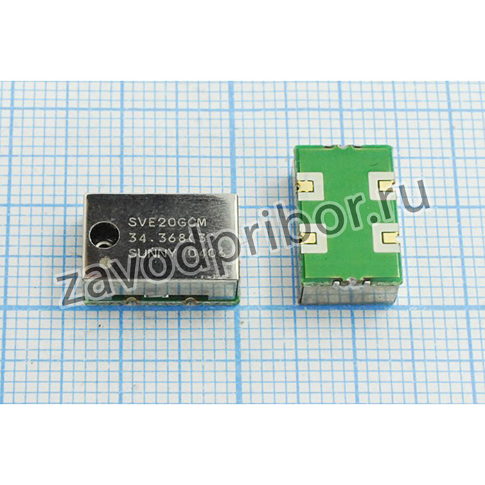 Кварцевый генератор 34368, SMD13485C4, 3,3В, SVE20GCM, CMVCXO