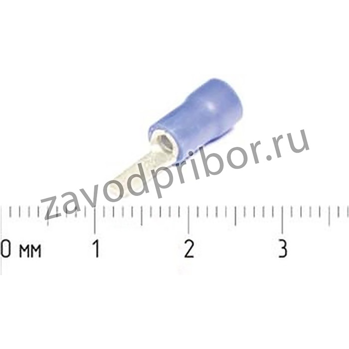 Наконечник кабельный штекер2,4x0,9, S2,0, обжимной, синий, VBL2-9; клемма нак/каб шт 2,4x0,9\\S2,0 \обж\син\ VBL2-9