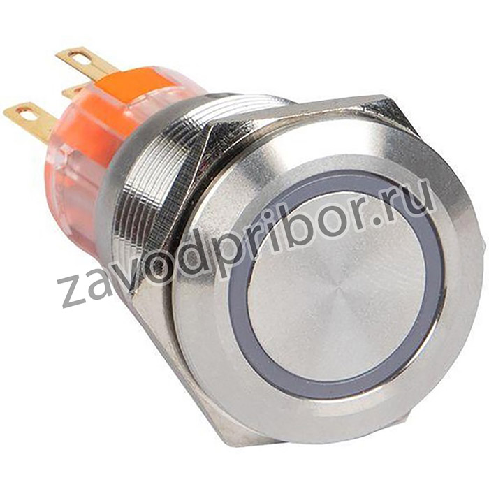 Кнопка S-Pro67 19мм с фикс. с желт. подсветкой 24В PROxima EKF s-pro67-232