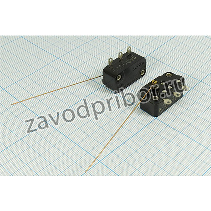 Переключатель концевой(путевой) без фиксации, на переключение SPDT, 220В/3А, рычаг 80мм; ПКонц 31x14 x14\220\ 3\OFF-(ON)\\ L80\МИ5-У2\SPDT