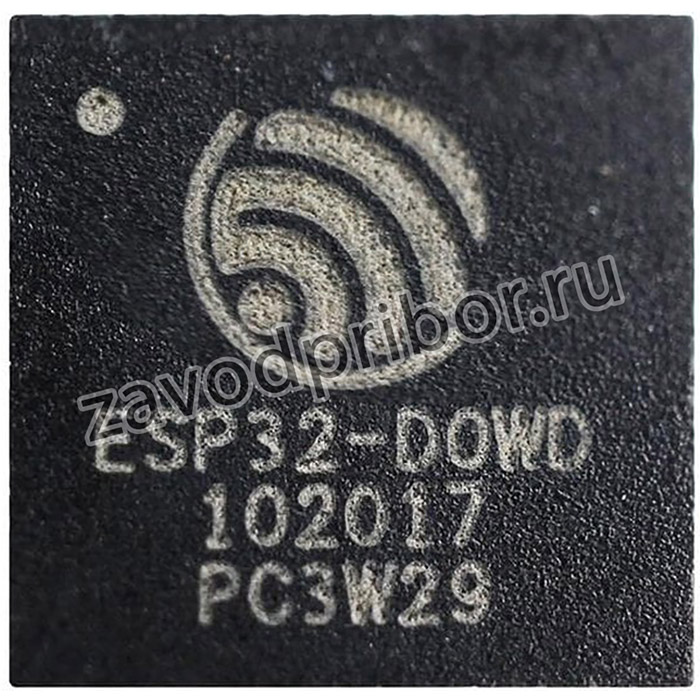 ESP32-D0WD, RF System on a Chip - SoC SMD IC ESP32-D0WD, Dual Core MCU, WiFi & Bluetooth Combo, QFN48-pin, 5*5mm