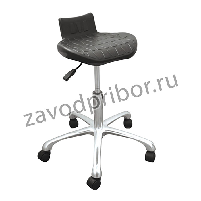 VKG C-410/KJ200 ESD — антистатический полиуретановый лабораторный табурет, с газлифтом KJ/200