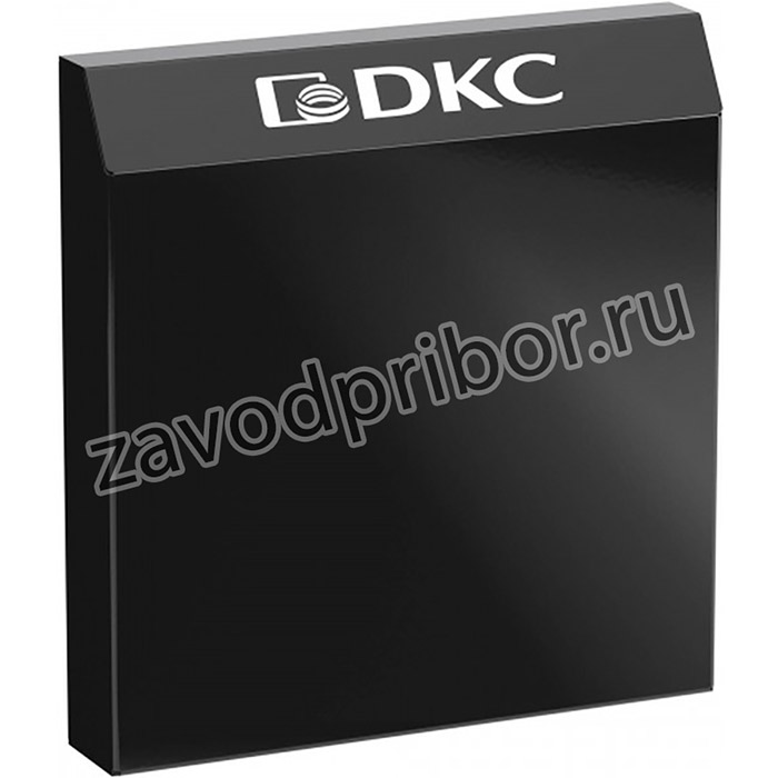 DKC Защитная панель IP56, листовая сталь RAL9005, для вентиляторов и решеток 112x112 мм