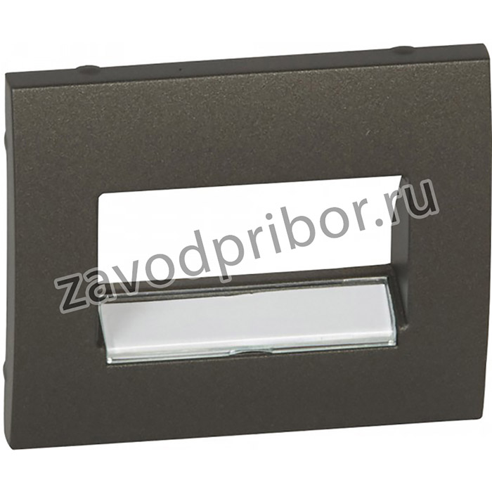 Legrand Galea Life Темная Бронза Накладка 2-ой ТЛФ/комп розетки