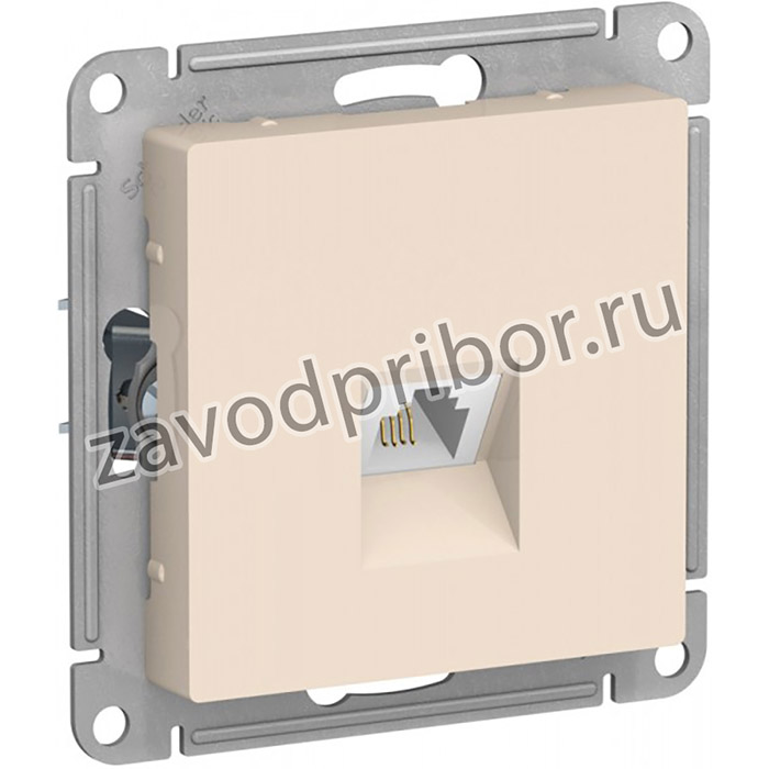 Systeme Electric AtlasDesign Беж Розетка телефонная RJ11, механизм