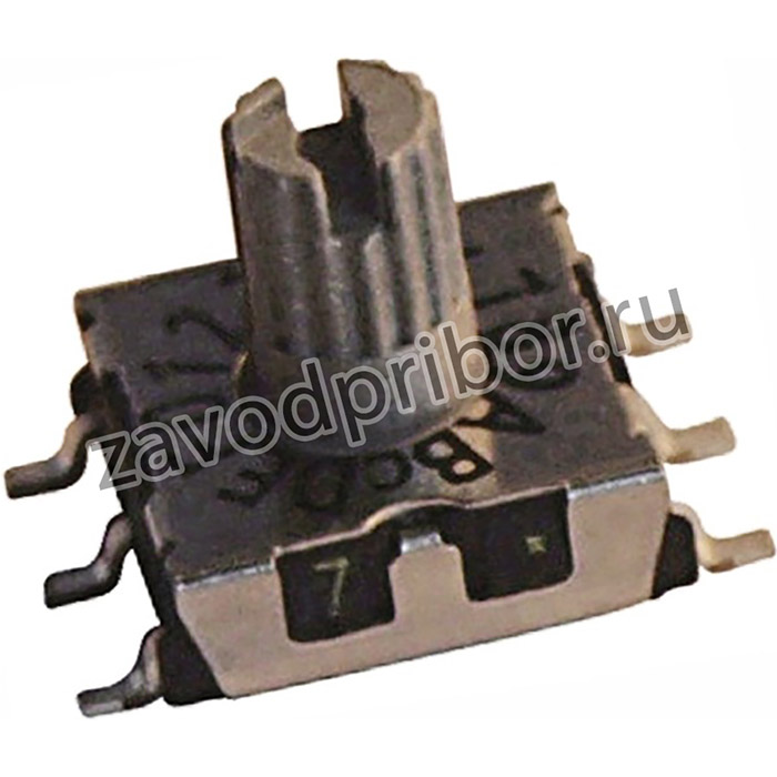 P25SMT303, Поворотный переключатель с кодировкой, SMD (Поверхностный Монтаж), 16 Позиций, 42 В