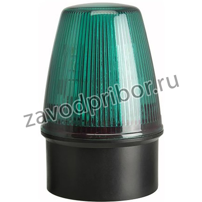 LED100-02-04, LED100 Series Green Flashing Beacon, 20 30 V ac/dc, Surface Mount, LED Bulb, IP65