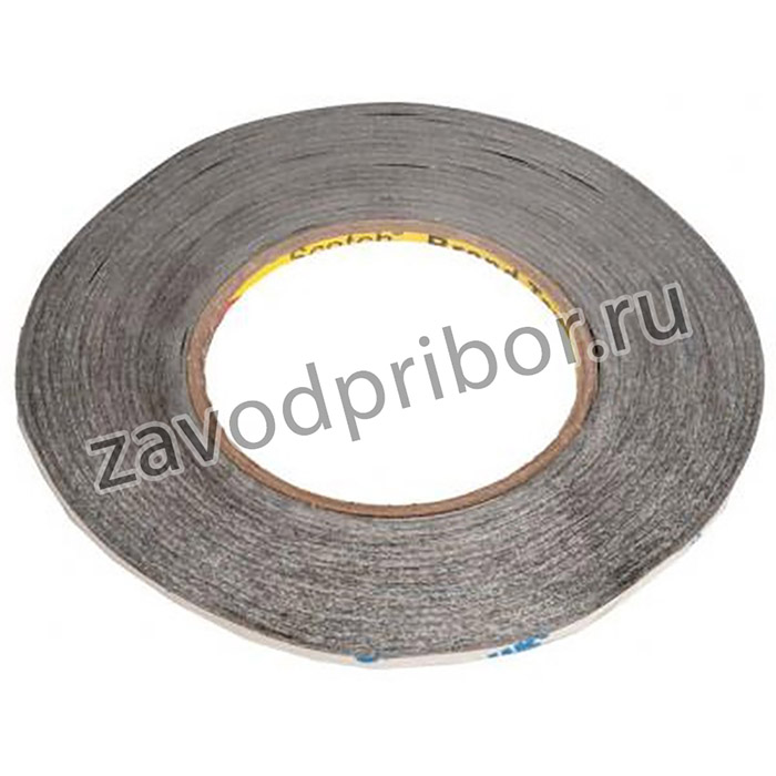 (9448A) скотч двусторонний черный 3M 9448A ширина 3мм длина 50м