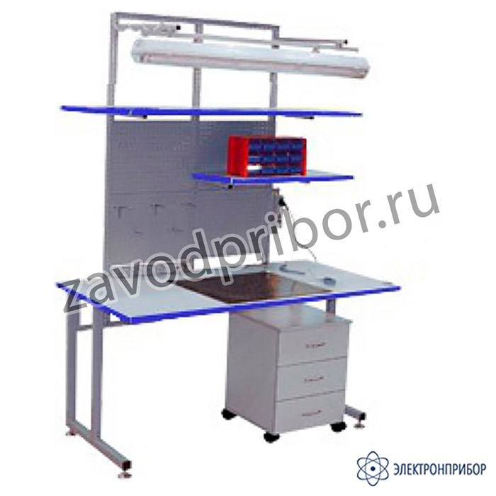 К15 ESD HPL — комплект опций антистатический для рабочего места радиоремонтника (ЛДСП с антистатическим HPL пластиком)