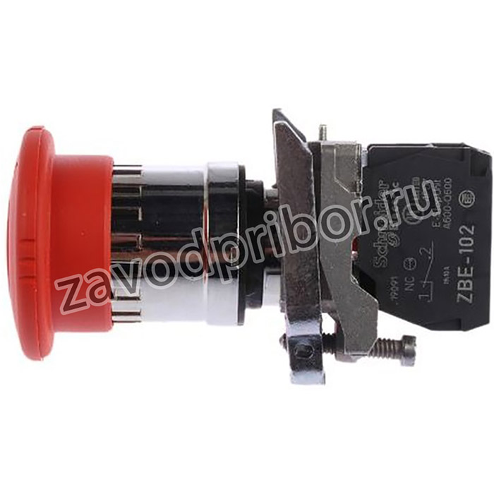 XB4BS8442, Кнопка аварийной остановки и отключения, возврат поворотом. XB4BS8442 XB4BS8442, шт