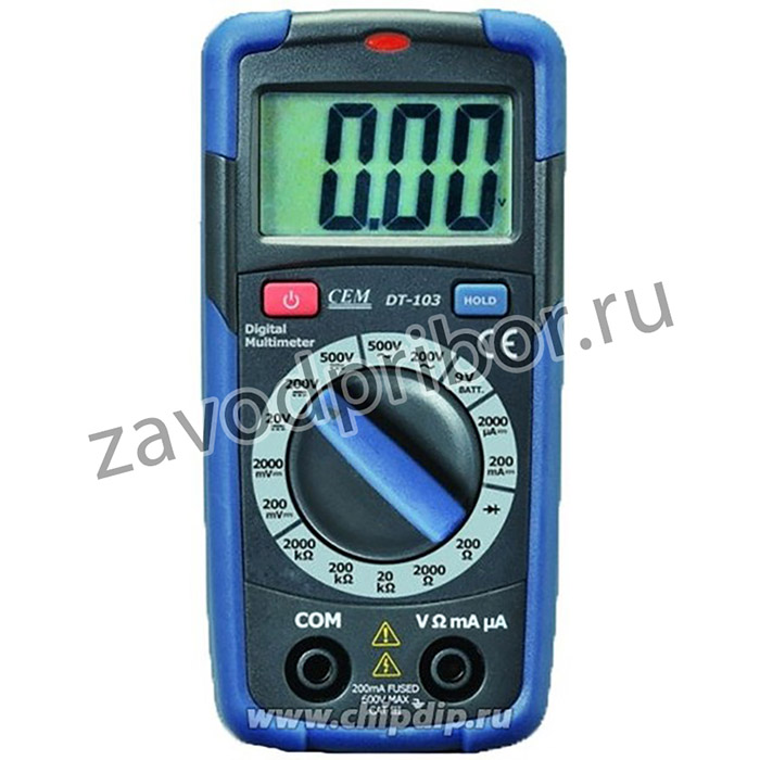 DT-103, Мультиметр цифровой (OBSOLETE)