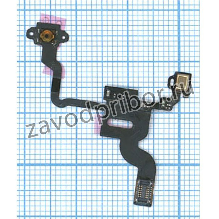 Шлейф кнопки включения с датчиком света и приближения для Apple iPhone 4