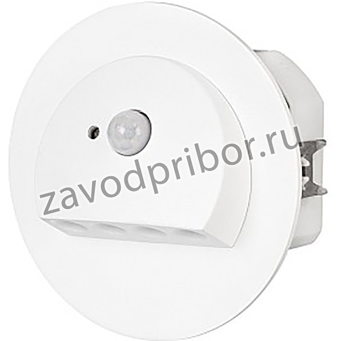 Zamel Светильник RUBI Белый/Хол.бел. в монт.коробку, 230V AC с датчиком движения