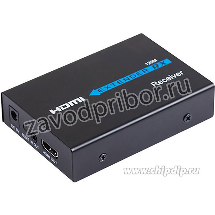17-6972, Приемник сигнала HDMI по витой паре RJ-45(8P8C) до 120м (1080p)