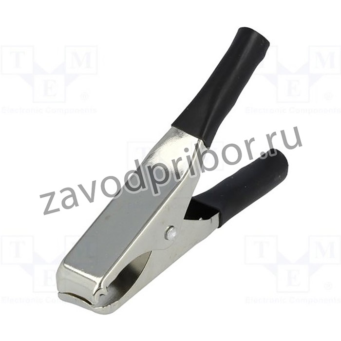 CRCLBL-06, Зажим "крокодил", 15А, Диап.захвата: макс.19мм, Длина: 65мм