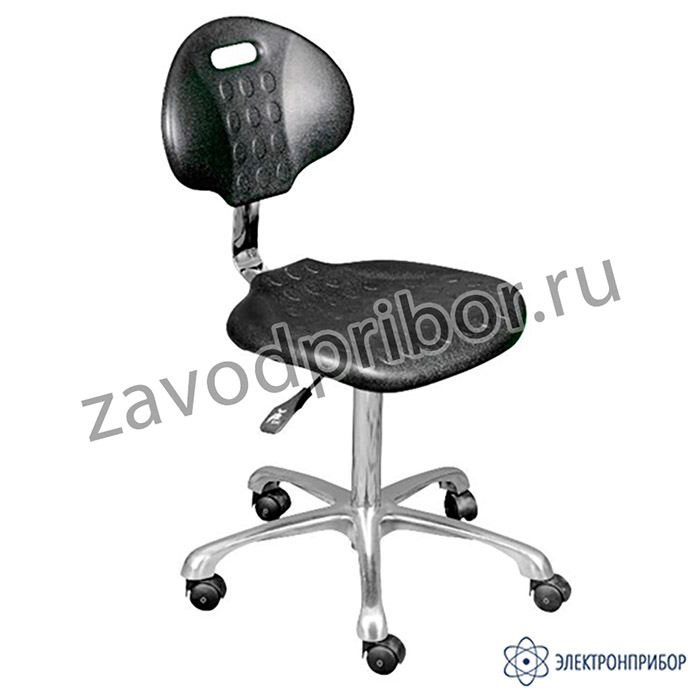 VKG C-320/KJ260 ESD — антистатический полиуретановый лабораторный стул с регулировкой угла наклона спинки, с газлифтом KJ/260