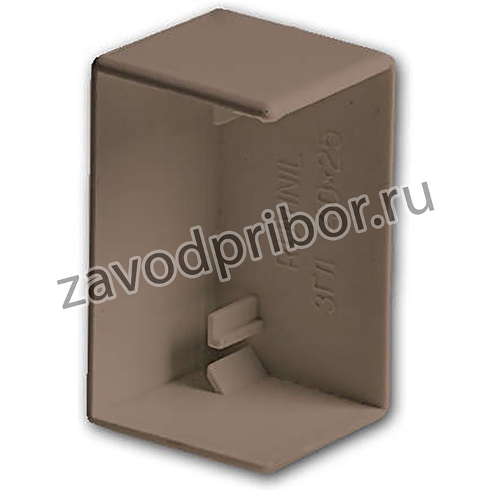 ЗГЛ-40х25-К, Заглушка 40х25 RUVinil корич