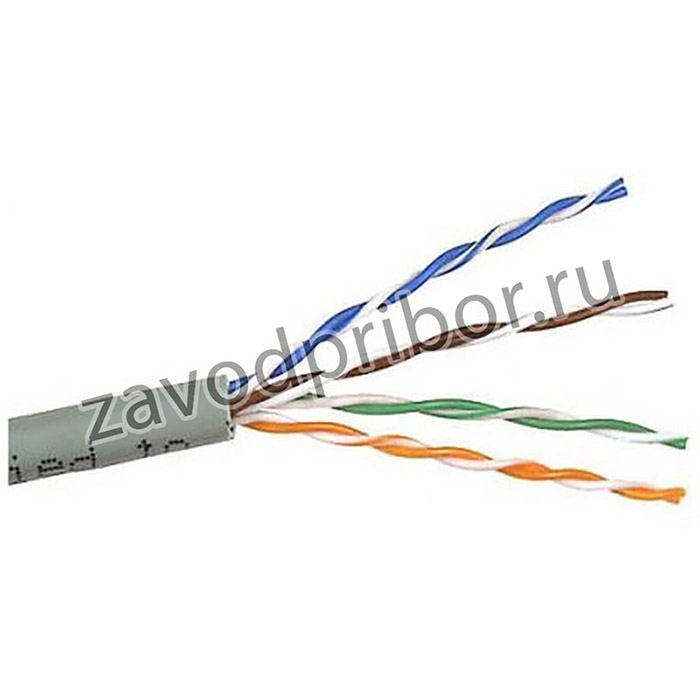 Кабель информационный Lanmaster TWT-5EUTP/100-GY кат.5E U/UTP 4X2X24AWG PVC внутренний 100м серый