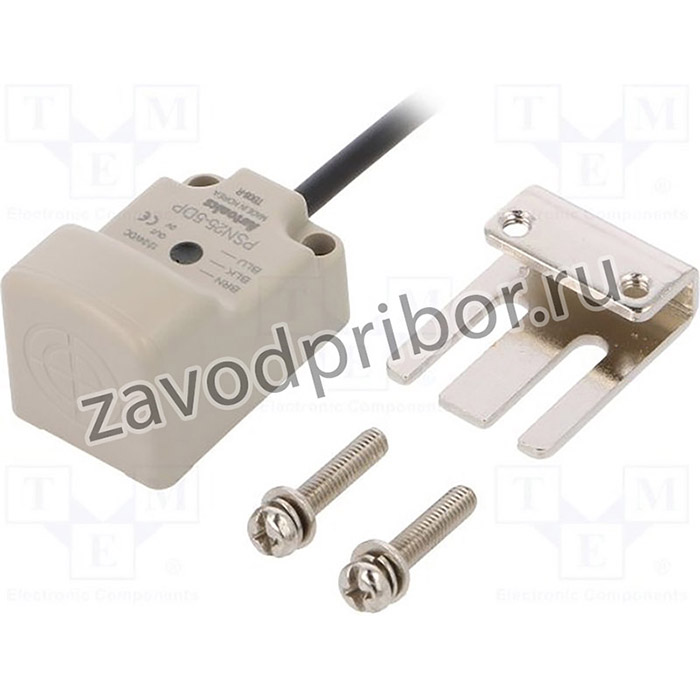 PSN25-5DP, Датчик: индуктивный, 0-5мм, PNP / NO, Uпит: 10-30ВDC, 200мА, IP67