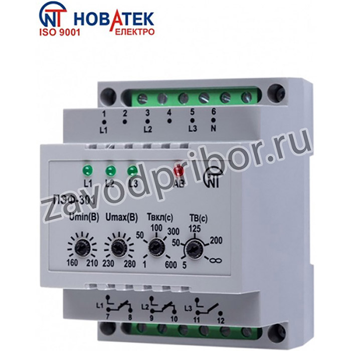 Новатек Переключатель фаз ПЭФ-301