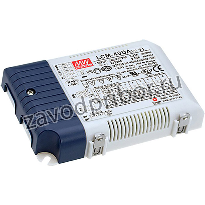 LCM-40DA, AC/DC LED, 2...100В,0.35. ..1.05А,42Вт, блок питания для светодиодного освещения