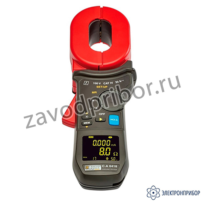 C.A 6418 — токовые клещи - измеритель сопротивления заземления