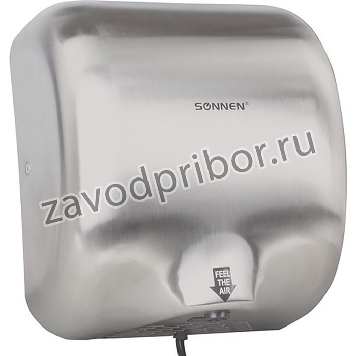 Сушилка для рук SONNEN HD-999, 1800 Вт, нержавеющая сталь, антивандальная, хром, 604746