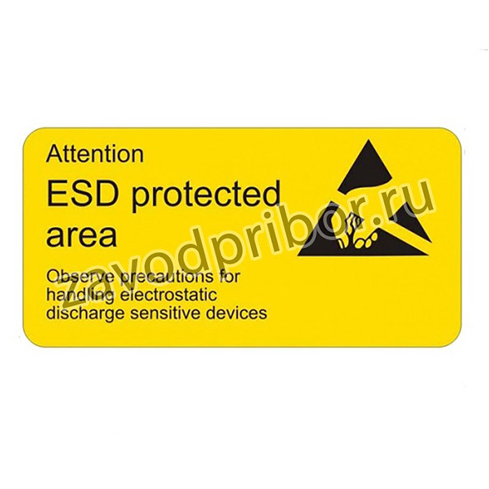 Предупреждающий ESD знак — аксессуар