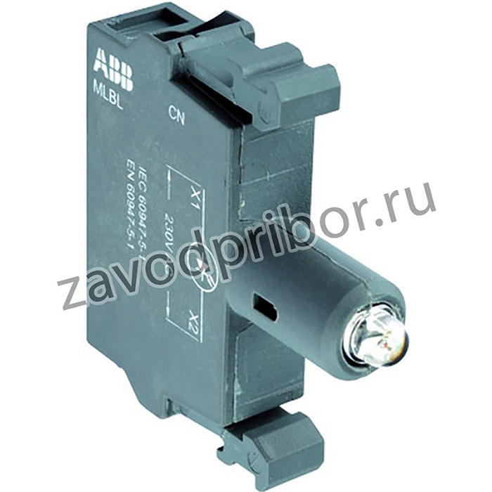 Патрон MLBL-01G со встроенным светодиодом зеленый 24В AC/DC | 1SFA611621R1012 | ABB