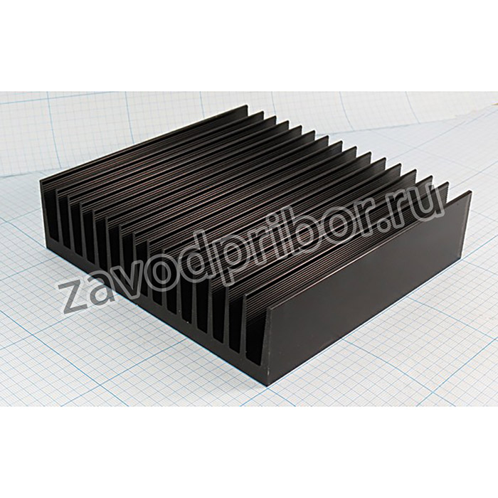 Радиатор охлаждения 160x150x 40, F40, Al, черный, BLA307-150; охладитель 160x150x 40\F40\\Al\ чер\BLA307-150\