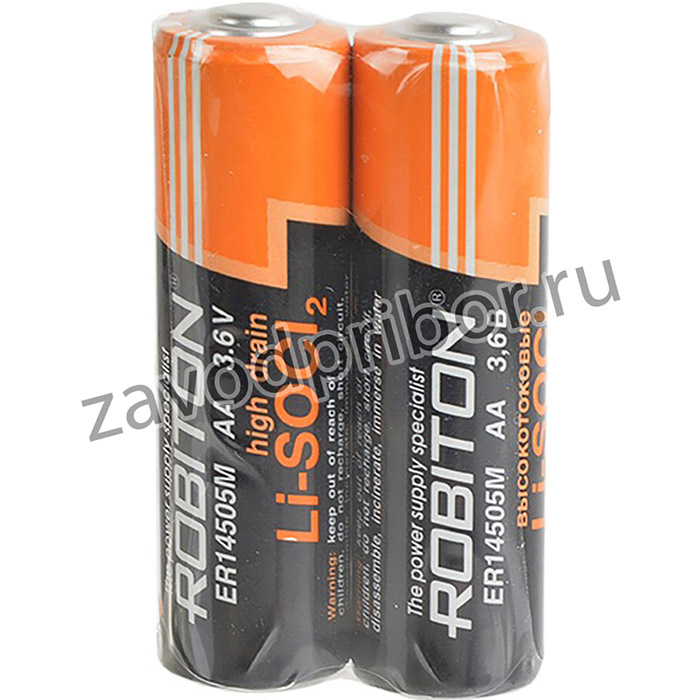 ROBITON ER14505M-SR2 AA высокотоковый SR2, Элемент питания