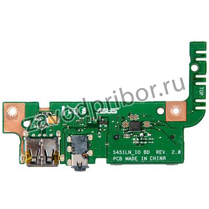 (60NB05D0-IO1020-210) плата расширения S451LN_IO BD Rev.2.0 для ноутбука Asus S451L, V451L (плата портов и картридера)