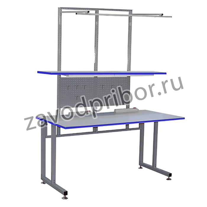 К21 ESD HPL — комплект опций антистатический для рабочего места слесаря сборщика (ЛДСП с антистатическим HPL пластиком)
