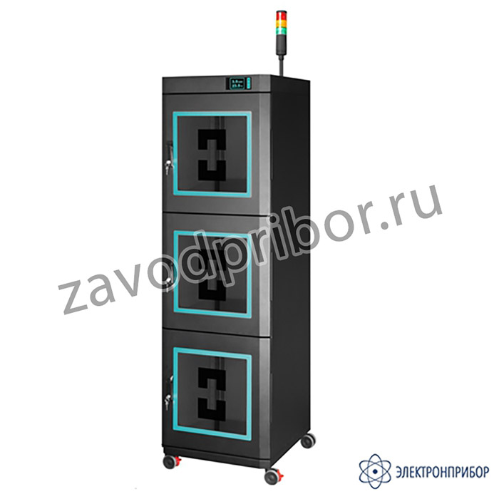 DC-3B ESD (черный) — шкаф сухого хранения антистатический с 3 секциями