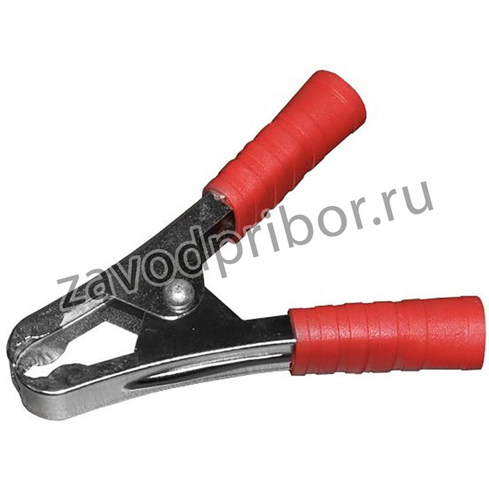 FD-1719 красный, Зажим "крокодил" 100А длина 105 мм (OBSOLETE)